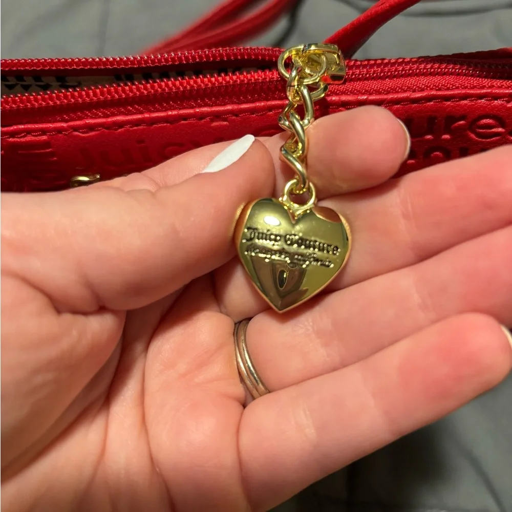 JUICY COUTURE Word Search Lipstick Red Crossbody Bag - Picture 3 of 8